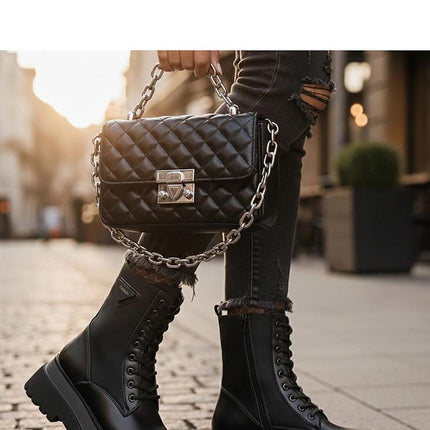 Platform boots model 222046 - Très Elite