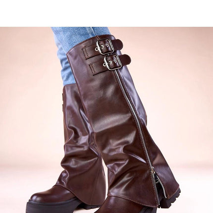 Platform boots model 222372 - Très Elite