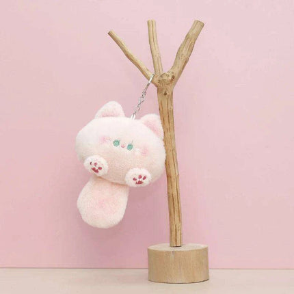 Playful BIBI Kitten Plush Keychain: Your Cute Accessory Delight