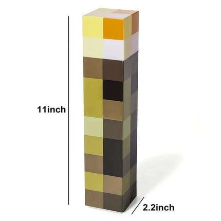 Playful Brownstone Cartoon LED Rechargeable Night Light Torch for Kids - 11-Inch with 4 Color Options - Très Elite