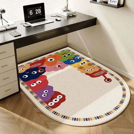 Playful Cartoon Non-Slip Chair Mat - Fun and Functional Office Accessory - Très Elite