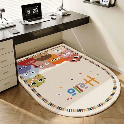Playful Cartoon Non-Slip Chair Mat - Fun and Functional Office Accessory - Très Elite