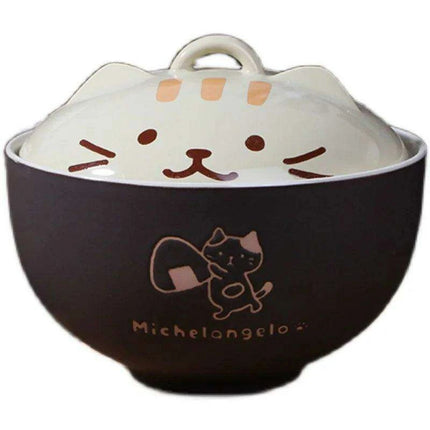 Playful Japanese Cat Ceramic Bowl Collection - Elevate Your Dining with Whimsical Delight - Très Elite