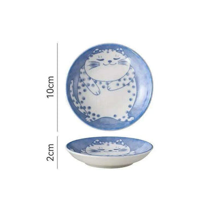 Playful Japanese Cat Ceramic Bowl Collection - Elevate Your Dining with Whimsical Delight..