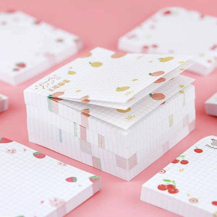 Playful Pets and Fruits Sticky Notes Set: Fun Organization for All - Très Elite
