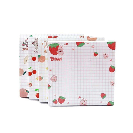 Playful Pets and Fruits Sticky Notes Set: Fun Organization for All - Très Elite