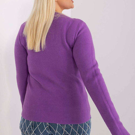 Playful Pom-Pom Plus Size Viscose Sweater for Effortless Elegance - Très Elite