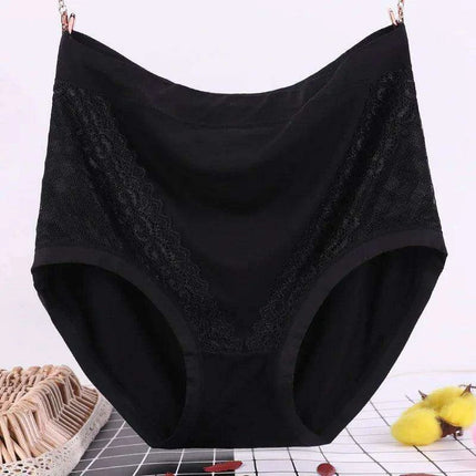 Plus Size High Waist Modal Briefs for Women - Breathable Solid Color Lingerie - Très Elite