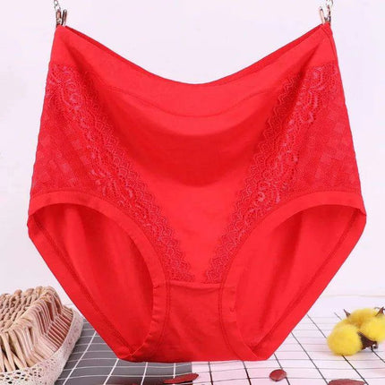 Plus Size High Waist Modal Briefs for Women - Breathable Solid Color Lingerie - Très Elite