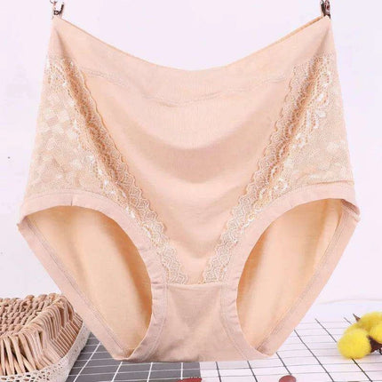 Plus Size High Waist Modal Briefs for Women - Breathable Solid Color Lingerie - Très Elite