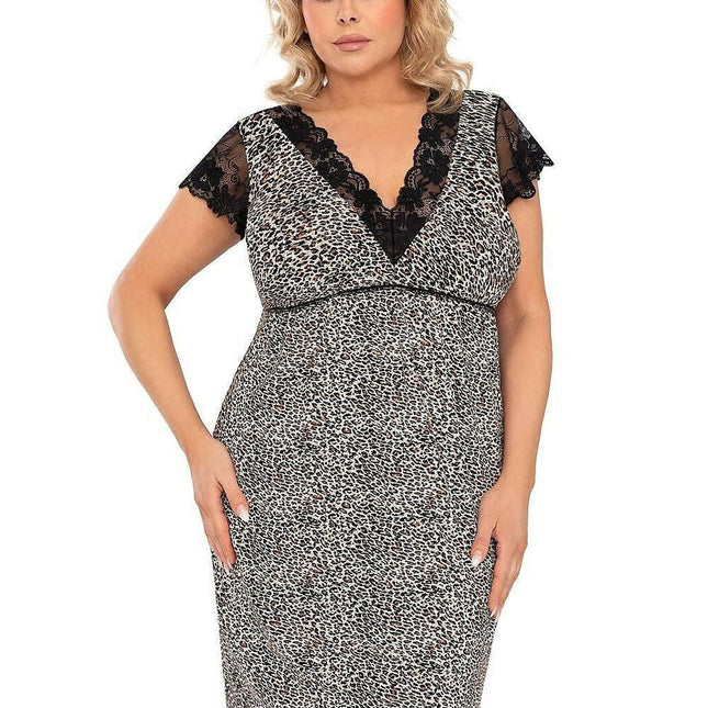 Plus Size Nightgown model 216331 - Très Elite