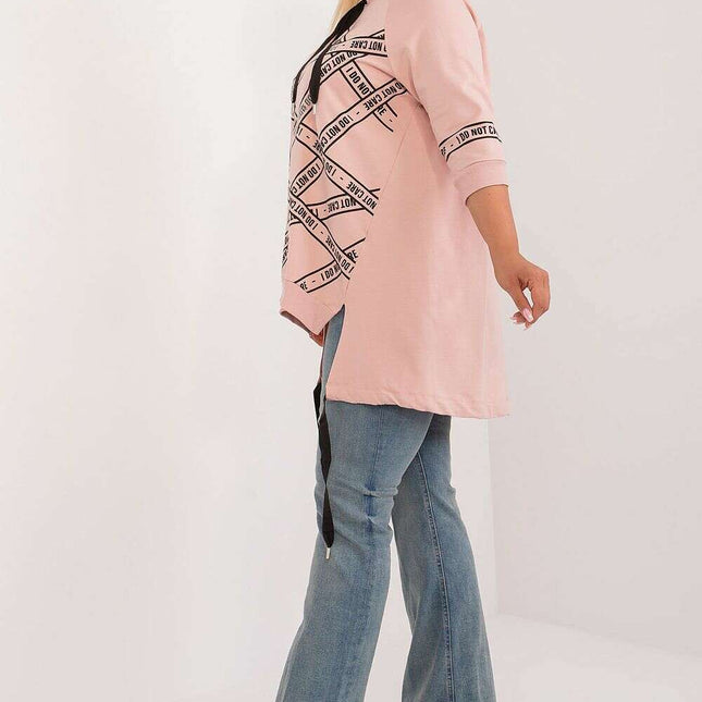 Plus size blouse model 201839