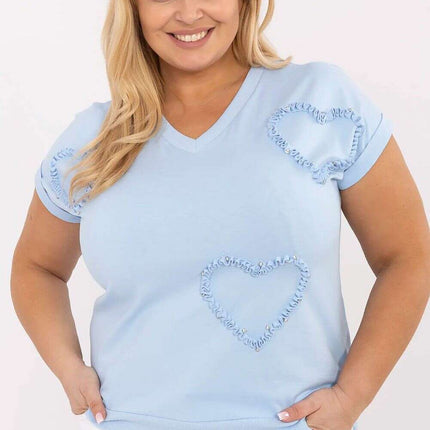 Plus size blouse model 211747