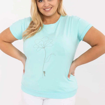 Plus size blouse model 211755