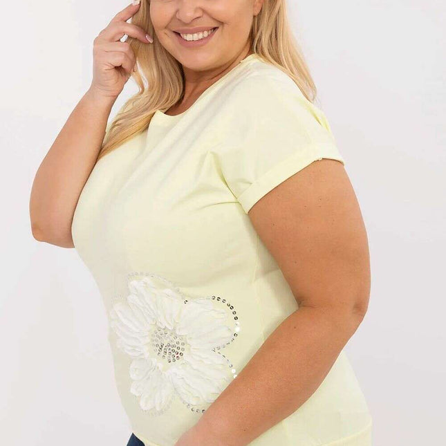 Plus size blouse model 212679
