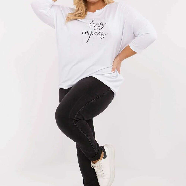 Plus size blouse model 212683