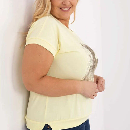 Plus size blouse model 212687 - Très Elite