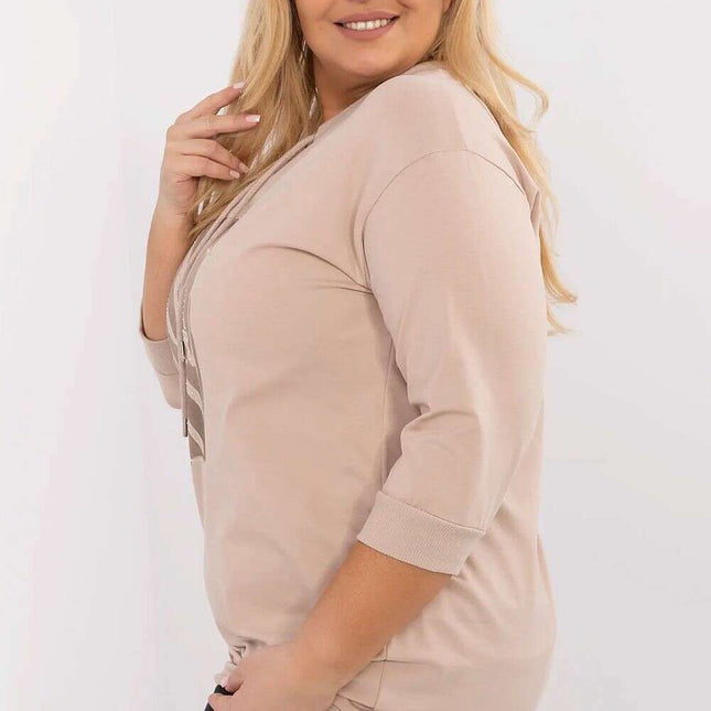 Plus size blouse model 212689