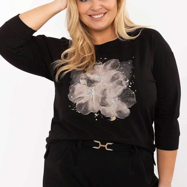 Plus size blouse model 212700