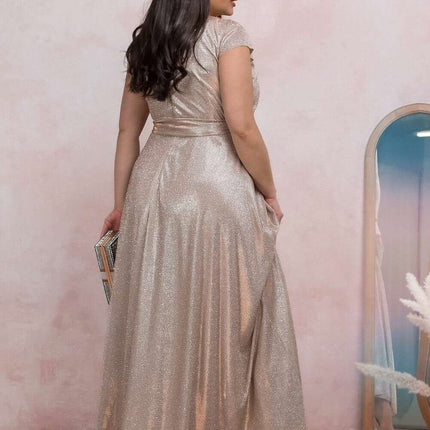 Plus size dress model 208814 - Très Elite