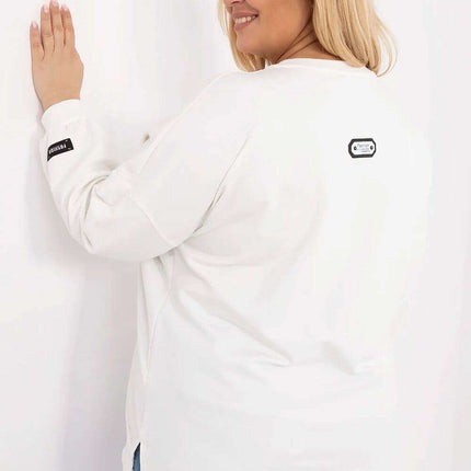 Plus size sweatshirt model 211730 - Très Elite