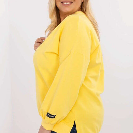 Plus size sweatshirt model 211730 - Très Elite