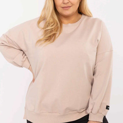Plus size sweatshirt model 211730