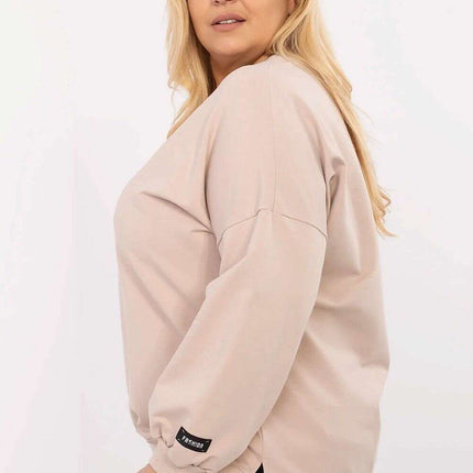 Plus size sweatshirt model 211730 - Très Elite