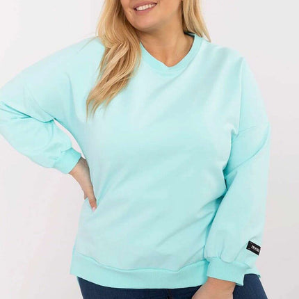 Plus size sweatshirt model 211730