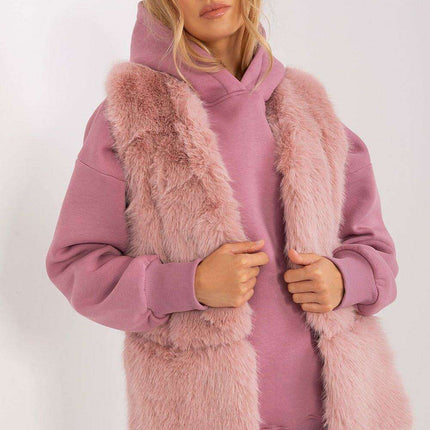 Plush Elegance: Luxurious Faux Fur Vest