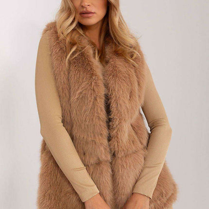 Plush Elegance: Luxurious Faux Fur Vest