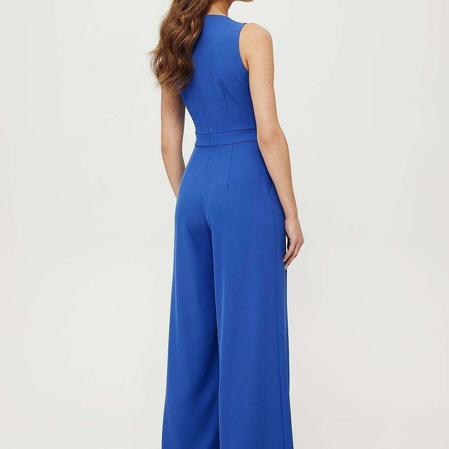 Polish Elegance Wide-Leg Jumpsuit for Timeless Style