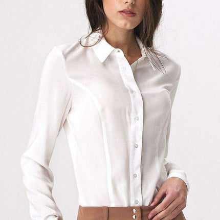 Polka Dot Elegance Office Shapewear Bodysuit For Women - Très Elite