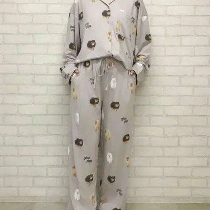 Pomeranian Dreamland Sleepwear Set with Matching Plush Companion - Très Elite
