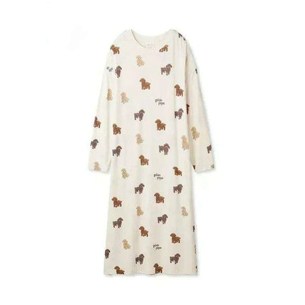 Pomeranian Dreamland Sleepwear Set with Matching Plush Companion - Très Elite