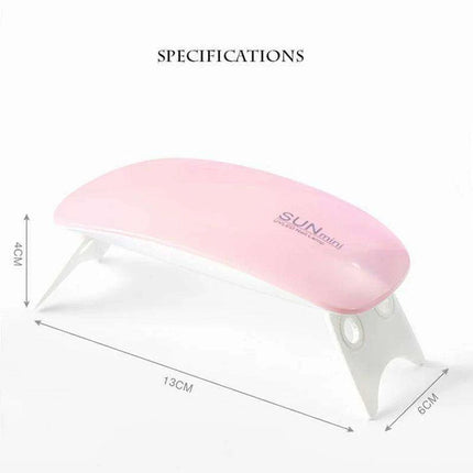 Portable 6W USB LED Nail Curing Lamp - Salon-Quality Manicures Anytime, Anywhere - Très Elite