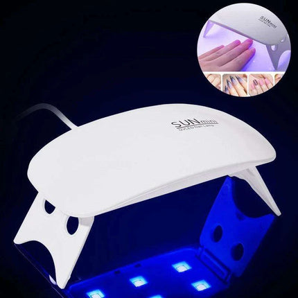 Portable 6W USB LED Nail Curing Lamp - Salon-Quality Manicures Anytime, Anywhere - Très Elite
