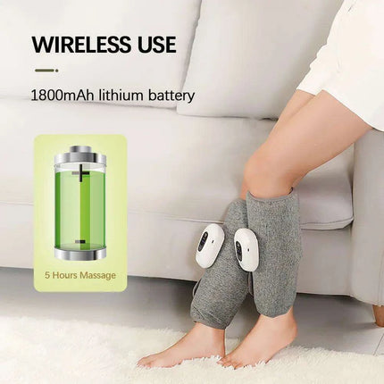 Portable Air Compression Massager for Legs and Arms: Customizable Intensity and Travel-Friendly - Très Elite