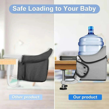 Portable Child's High Chair with Secure Harness and Foldable Design - Très Elite