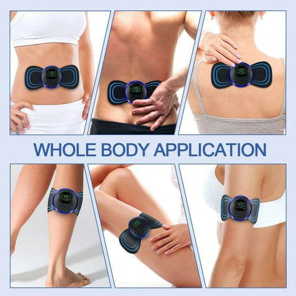 Portable Electric Neck Massager with 8 Adjustable Modes - Full Body Muscle Relaxation Stimulator - Très Elite