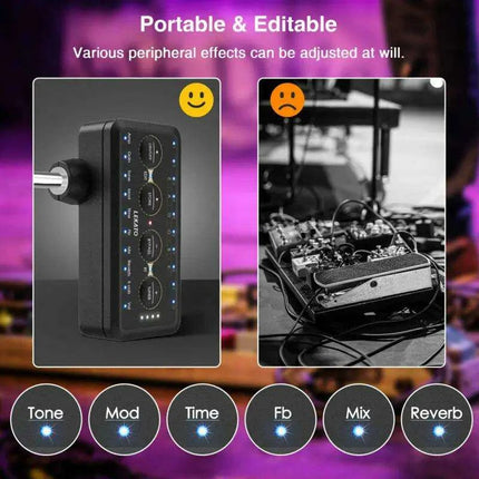 Portable Guitar Amplifier with Delay Effects - Lekato PA-1 - Très Elite