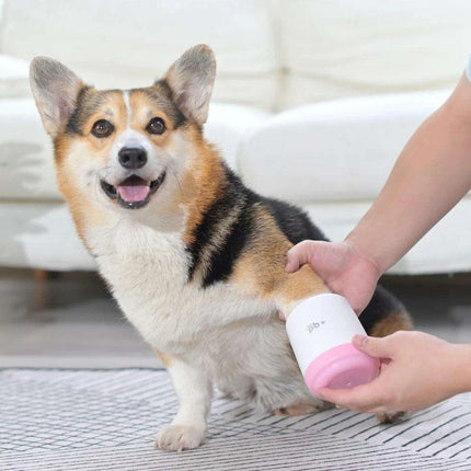 Portable Silicone Dog Paw Cleaner Cup - Effortless Grooming Tool for All Breeds - Très Elite