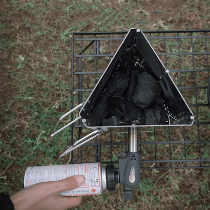 Portable Stainless Steel Charcoal Grill for Unforgettable Outdoor Feasts - Très Elite