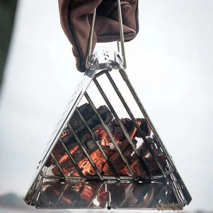 Portable Stainless Steel Charcoal Grill for Unforgettable Outdoor Feasts - Très Elite