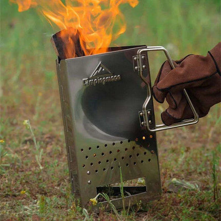 Portable Stainless Steel Charcoal Grill for Unforgettable Outdoor Feasts - Très Elite