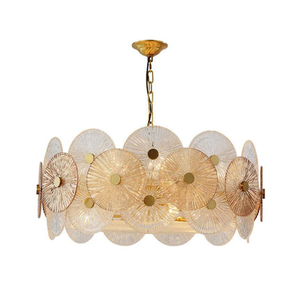 Postmodern Glass Chandelier