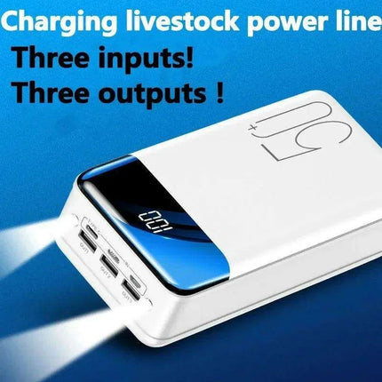 Powerful Portable Charger with Built-in LED Flashlight - Très Elite