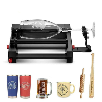 Precision 360° Rotary Engraving Tool for Cylindrical Surfaces..