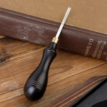 Precision Edge Beveling Tool Set for Leather Craft - Ergonomic Design for Flawless Finishing - Très Elite