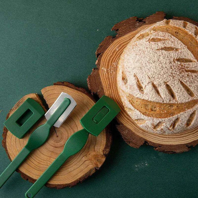 Precision French Bread Slicing Knife: Comfortable Ergonomic Cutter for Perfect Cuts